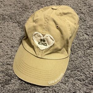 Life Is Good Kids Beige 'Be Kind' Hat